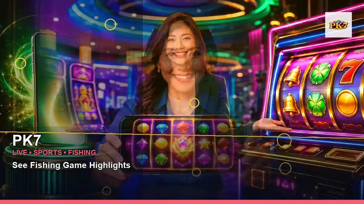 PK7 PK7 aster live information for Philippine users scene with right close-up lucky reels online slot games for players in